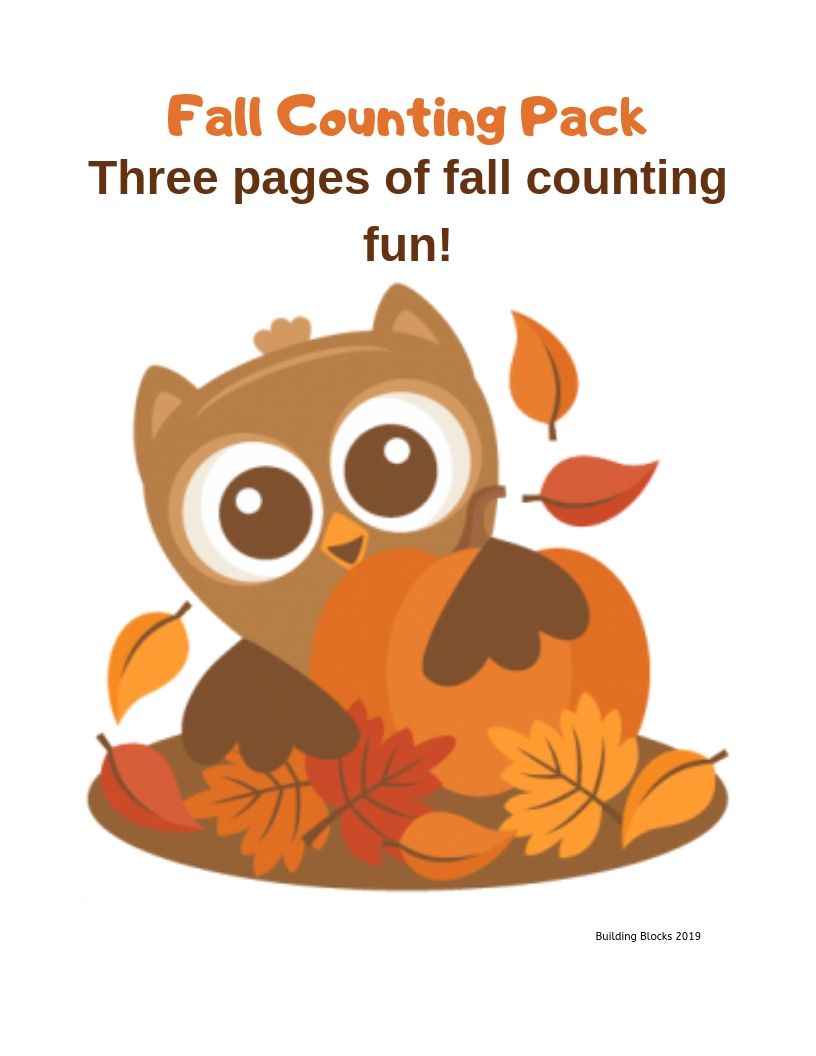 Fall Counting Pack
